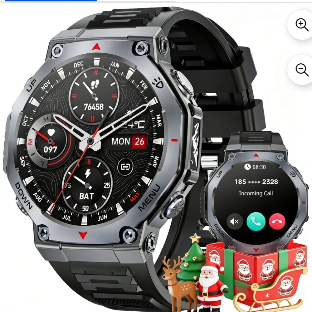 Military Smartwatch For Men - Picture 1 of 7